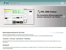 Tablet Screenshot of picsystems.ch